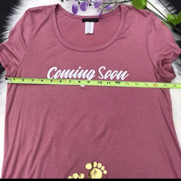 Maternity pink blouse new size L - Picture 6 of 6